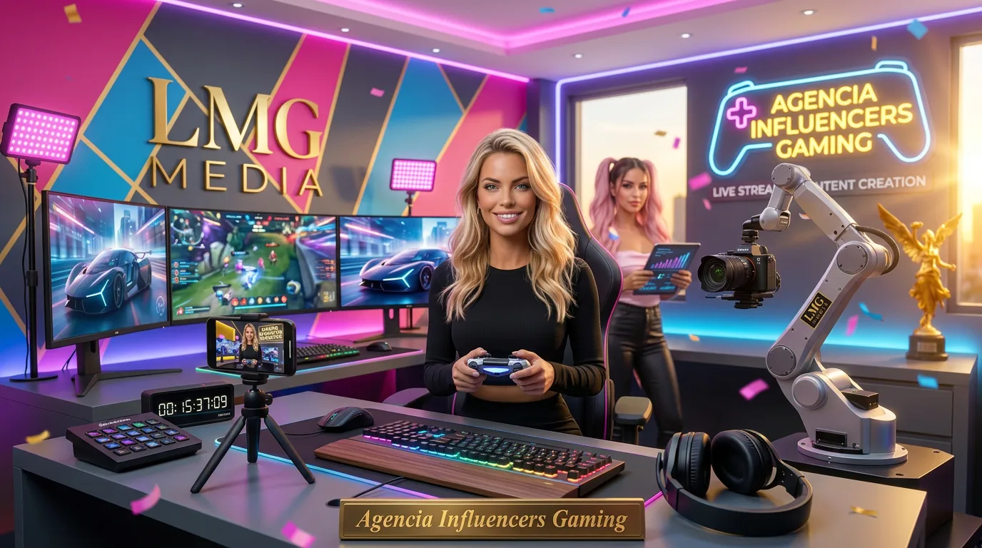Agencia de influencers de gaming — campañas con creadores verificados