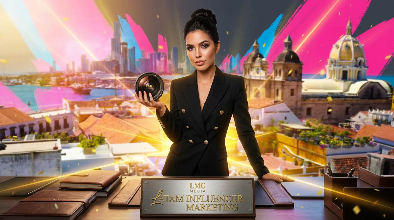 Latin America influencer marketing agency — verified creators across Colombia, Brazil, Mexico, Peru, Chile and Argentina