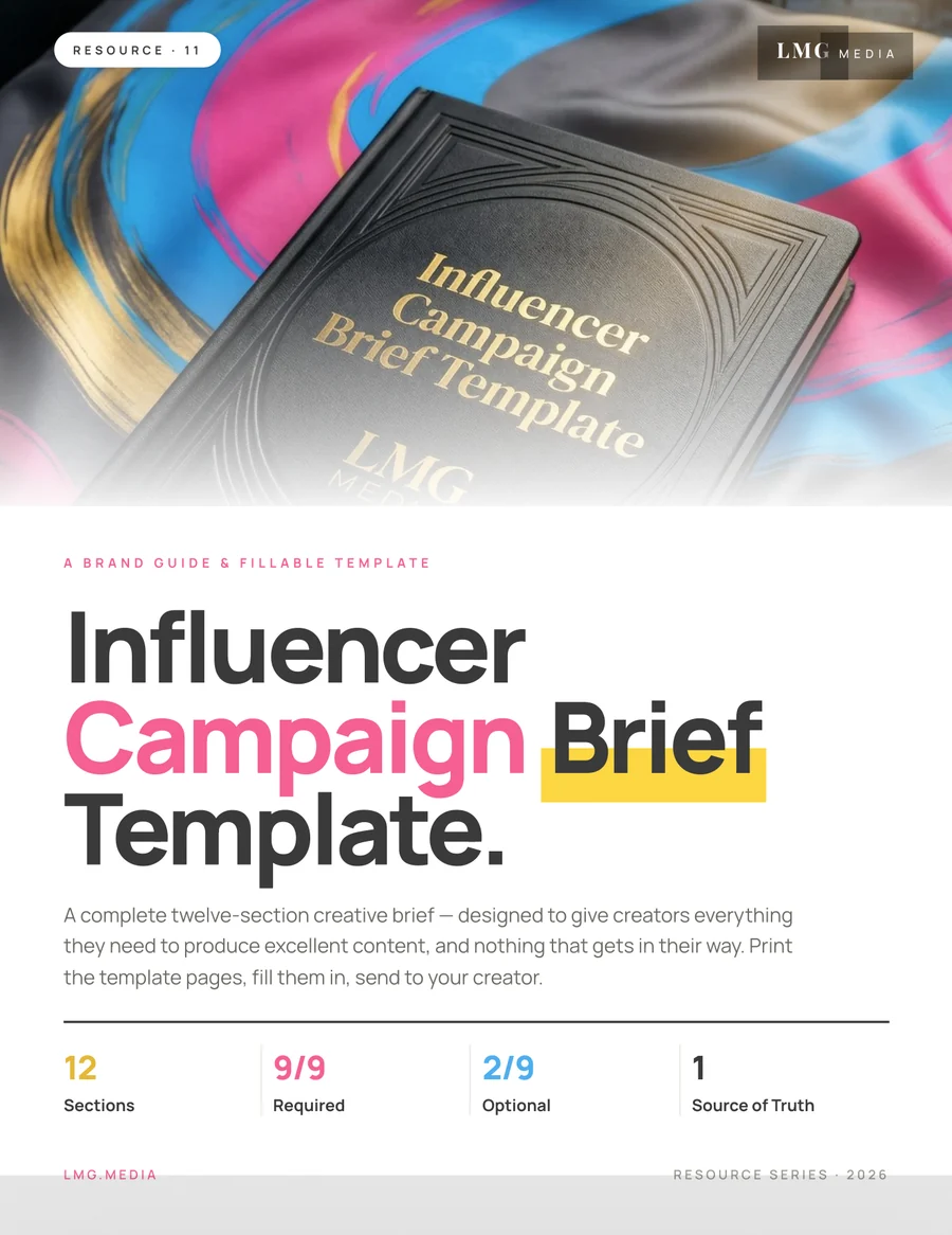 Influencer Campaign Brief Template